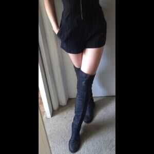 Ld Tuttle The Shaper Over The Knee Boot Black 37.5